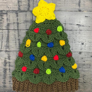 Gorro de lana nuevo al por mayor con estampado de estrellas en relieve, cálido para otoño e invierno, con diseño de personajes, ideal para viajes y Navidad. - Product Image 3