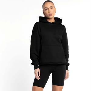Surdimensionné polaire à capuche demi fermeture éclair femmes chaud Fitness sweats dames Gym sport manteau en plein air entraînement vêtements de sport - Product Image 6