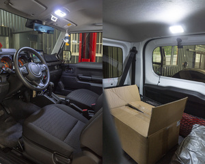 Hyuga อะไหล่หลอดไฟ LED สำหรับ Suzuki Jimny 6000K 12V 60W แพคเกจดัดแปลง OEM - Product Image 4