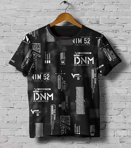 All Over Print Designs T-shirt de sport en coton blanc uni de haute qualité, sublimation 100 coton pour hommes pour l'impression - Product Image 6