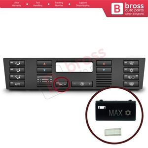 ฝาครอบปุ่ม MAX สำหรับแผงควบคุมเครื่องปรับอากาศ BDP88-14 1 ชิ้น สำหรับ X5 E53 2000-2006 ซีรีส์ 5 E39 1996-2003 64116 - Product Image 5