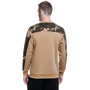 Sweat-shirt uni teint couleur unie en gros personnalisé qualité sweat/col en V hommes sweat-shirt t-shirt sweat-shirt 2026 - Product Image 2