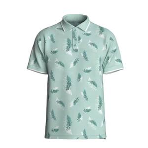 Polo classique personnalisé de courte longueur pour hommes Tissu en jersey à séchage rapide de haute qualité Col boutonné Style décontracté Logo imprimé - Product Image 6
