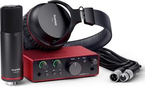 Interface audio USB de 2e génération de haute qualité, casque en acier et support, pack d'enregistrement avec garantie de 3 ans - Product Image 2