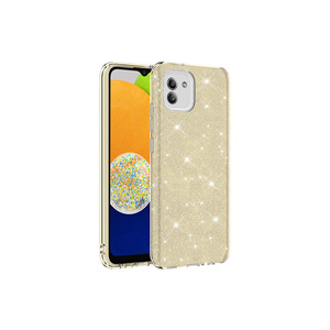 Coque en silicone dorée de luxe JoieCreatif pour Samsung Galaxy A03, coque de protection souple en TPU pour les modèles A34 A24 A22 A12 4G - Product Image 1