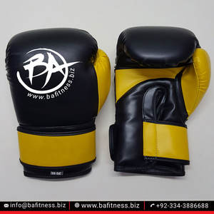 Gants de boxe en cuir 12 OZ avec logo personnalisé équipement de combat d'entraînement en salle de sport - Product Image 4
