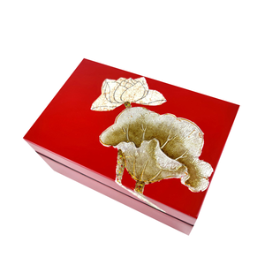 Handmade Traditional <b>Lacquerware</b> Box From Vietnam for Daily Use-Hot Sale Handicraft LB6063 - Product Image 1