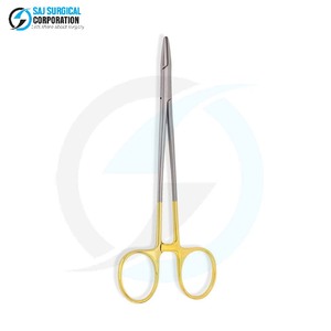 Portaagujas Debakey de Acero, Herramienta Médica Quirúrgica Manual para un Agarre Suave de Agujas Durante Cirugías Cardiovasculares y Generales - Product Image 4