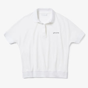 Chemise décontractée pour femmes, manches courtes, coupe ajustée moderne, tissu en coton extensible, séchage rapide, respirant, uniforme de travail - Product Image 3