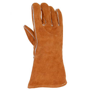 Gants de soudage MIG pleine main marron de haute qualité Quantité en vrac Taille personnalisée Anti-coupure et anti-dérapant Meilleure protection des bras - Product Image 2