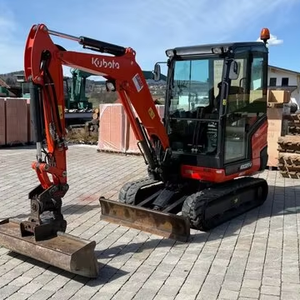 รถขุดขนาดเล็ก Kubota KX027-4 น้ำหนัก 2.7 ตัน เครื่องยนต์ดีเซล ระบบไฮดรอลิก แบบตีนตะขาบ พร้อมระบบ Powertilt และห้องโดยสาร ขาย - Product Image 1