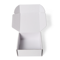 Fabricant de couleur blanche grande boîte en carton imprimé en couleur boîte d'emballage en papier en carton personnalisée pour vêtements