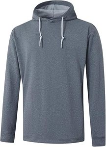 Sudaderas con capucha informales de invierno para hombre Color sólido Regular Fit 100% algodón polar transpirable ecológico de alta calidad - Product Image 6