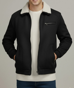 Veste universitaire pour homme à col montant, tendance 2026, design tendance, vente chaude, logo personnalisé imprimé, devant - Product Image 4