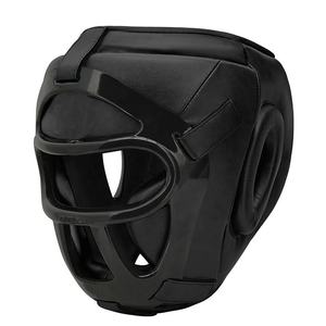 Protector de cabeza de cuero de vaca 2024 de alta calidad, casco de entrenamiento de boxeo profesional - Product Image 2
