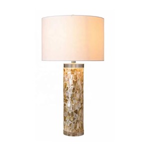 Hot Selling Mother of Pearl Inlay Table Lamp No Shade Decorative Nightstand Study Lamp Electric Bedroom Living Room Indoor Lamp - Product Image 6