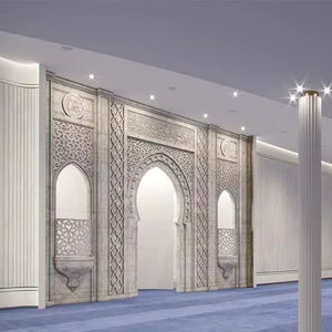 Arche en marbre naturel sculptée à la main, entièrement personnalisable, design islamique classique moderne pour marbre blanc - Product Image 1