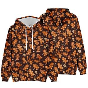 Customize <b>Sublimation</b> Printed <b>Hoodies</b> High Quality 100% Cotton Pullover New Stylish Breathable <b>Hoodies</b> for Woman - Product Image 4