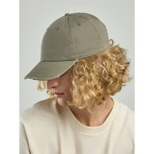 Sustainable Destroyed Dad Hat Promotional Merchandising <b>Cap</b> - Product Image 1