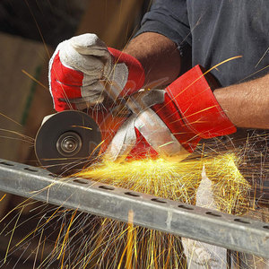 Gants de travail en cuir de qualité supérieure, ignifuges, imperméables, antidérapants, avec manchette de sécurité, personnalisables pour une utilisation à usage général - Product Image 5