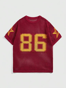 Camisetas de Diseño Personalizado de Hip Hop para Hombre, Camiseta Cuadrada, Ropa Urbana, 100% Orgánica, Transpirable, Impresión DTF, Camisetas para Hombre - Product Image 2