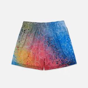 Short en maille à taille élastique personnalisable de qualité supérieure Broderie par sublimation solide écologique pour les activités de plein air Séances de gymnastique - Product Image 6