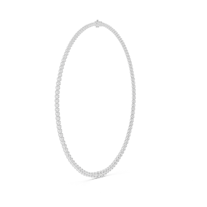 สร้อยคอเพชรกลมตัดสำหรับเป็นของขวัญสำหรับผู้หญิงได้รับการรับรองจาก IGI Gia หรูหราหรูหราออกแบบได้ตามต้องการ - Product Image 4