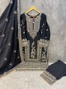 ชินออนคุณภาพสูงพร้อมชุดปักลายสำหรับผู้หญิงผู้ผลิตแฟชั่นและผู้จำหน่ายจาก Surat - Product Image 5