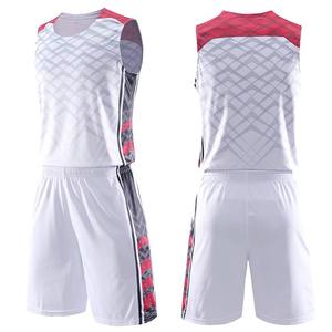 Maillots de basket-ball d'entraînement respirants conçus sur mesure ensemble d'uniformes de sport en polyester pour hommes et femmes taille plus sublimation - Product Image 2
