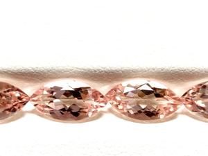 Venta al por mayor Morganite 6X6mm Tamaño Fabricación de joyería Pink Peach Marquise Faceted DIY Morganite de piedras preciosas naturales sueltas para la venta - Product Image 6