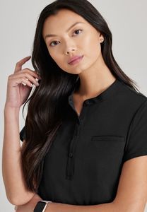Uniforme de enfermera personalizable para mujer, traje médico con tela de sarga, estampado múltiple, hecho de LICRA polivinílico de Vietnam para hospitales - Product Image 3
