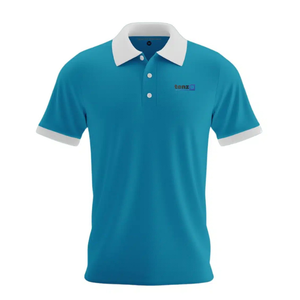 Polo de luxe pour hommes, mélange de coton de qualité supérieure, design élégant, teint uni, logo avant, tricoté et respirant, disponible en OEM, décontracté - Product Image 4
