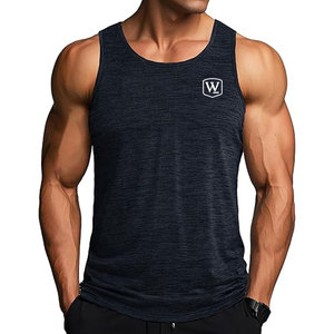 New Style Racer Bone Tank <b>Top</b> For Men Sleeveless Soft Cotton Fabric For Casual Wear - Product Image 1