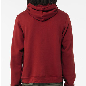 Vente en gros de sweatshirts à capuche Bella + en toile Sweat à capuche de couleur unie Sweat-shirt à capuche ample décontracté de sport Pull à capuche Poches - Product Image 3