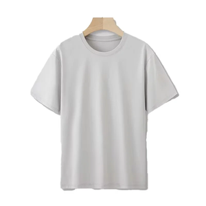 T-shirts pour hommes de haute qualité 100% coton T-shirt vierge imprimé de logo personnalisé T-shirt surdimensionné respirant unisexe - Product Image 4