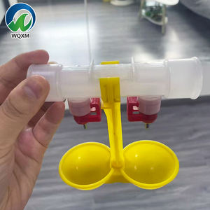 <span class=keywords><strong>Bebedero</strong></span> de plástico para pollos de <span class=keywords><strong>doble</strong></span> pezón, tazas colgantes, comedero para pollos con botellas de agua para bebedores de pollos - Product Image 5