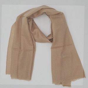 Custom Winter Soft Cashmere <b>Scarf</b> Stylish Solid Color Wool Shawl with Digital Leaf Print Plain Design Adults - Product Image 2