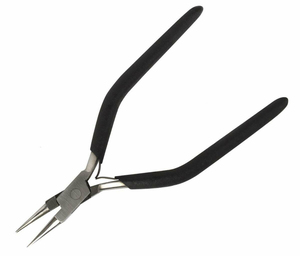Extra-<b>Long</b> 6-1/2" Round <b>Nose</b> Pliers with Foam Handles Jewelry Making Tool. Made by Zarnab Surgical - Product Image 1