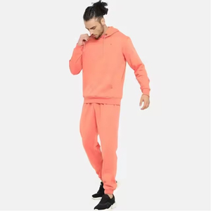 Pantalon de survêtement à capuche avec logo personnalisé de haute qualité en éponge française brodée Ensemble de jogging avec fermeture éclair et délavage à l'acide Survêtement pour hommes Hiver Strass - Product Image 5