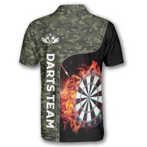 Camisetas de Dardos Sublimadas con Estilo, con Impresión de Logotipo de Equipo Personalizado, Ropa Deportiva Transpirable para Jugadores Hombres y Mujeres - Product Image 6