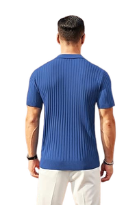 Camisas de Golf con cremallera personalizadas de alta calidad para hombre, manga corta, cuello transpirable, cuello bordado, antiarrugas, informales para polos - Product Image 4