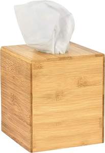 BUREAU NATUREL HOME DESK TIDY | Panier de rangement pour cuisine Organisateur d'articles divers | Rangement en bois empilable multifonction - Product Image 6