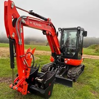 Excavatrice Kubota U35-4 de 18 kW, 3 tonnes, d'occasion, machine de terrassement / mini-excavatrice sur chenilles à vendre