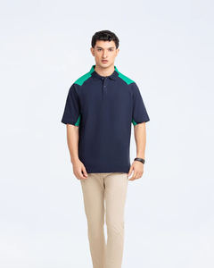 Camiseta Polo de Manga Corta para Hombre al por Mayor, Camiseta Polo de Diseñador Personalizada, 100% Algodón, Color Sólido - Product Image 2