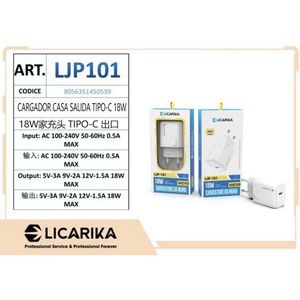 Caricatore Domestico Type-C da 18W con Adattatore ad Alta Efficienza 8056351450539 per Ricarica Domestica Conveniente - Product Image 1