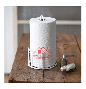 ที่ใส่กระดาษทิชชูแบบม้วนเหล็กชุบสังกะสีแบบเรียบง่ายสำหรับโรงแรมและร้านอาหารที่ใส่กล่องทิชชูบนโต๊ะดีไซน์ล่าสุด - Product Image 1