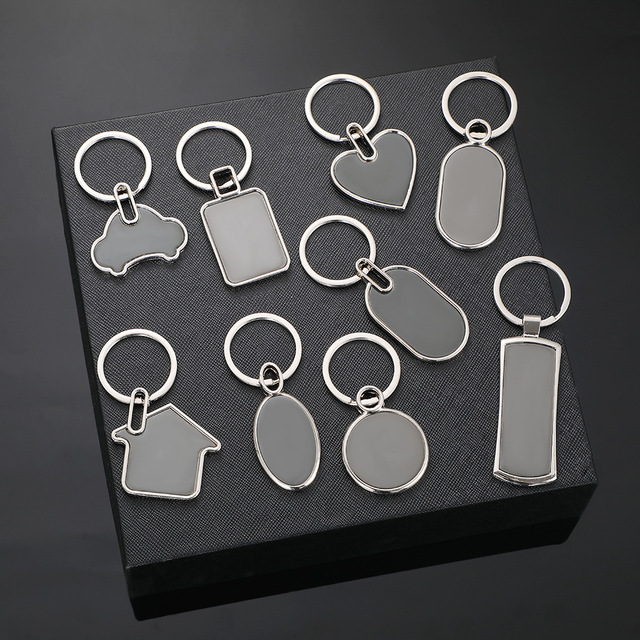 Logo Customizable Professional Custom Engrave Stainless Steel Letterpress Printed Blank Metal Logo Carabiner Keychain Vintage