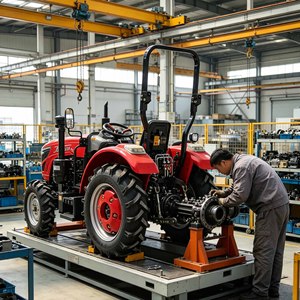 Tracteur agricole compact polyvalent à roues de 50 CV à 60 CV pour les travaux agricoles et en verger - Product Image 4