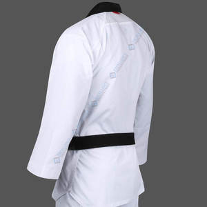Uniforme de judo en coton personnalisé de haute qualité avec nouveau design, logo personnalisé, séchage rapide et respirant, vêtements d'arts martiaux à vendre - Product Image 6