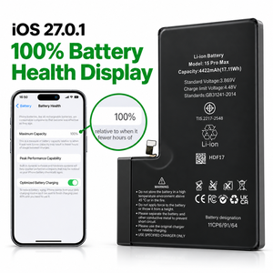 Batería de Repuesto para Teléfono Móvil, Diagnóstico de Fábrica OEM, para iPhone 14 15 16 17 18 Pro Max 12 13 Mini, Suministro al por Mayor para Reparación de Teléfonos - Product Image 1